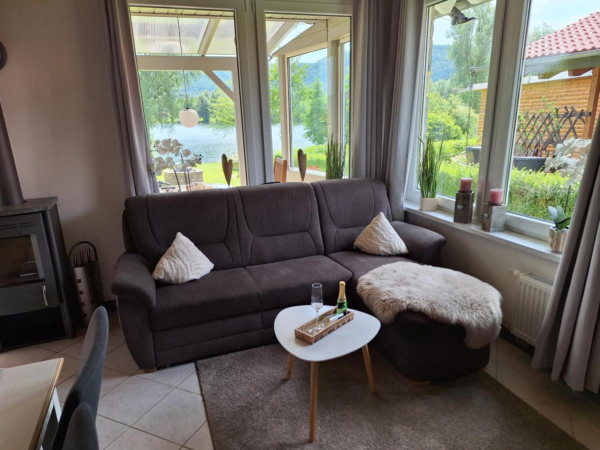Ferienhaus Am Weserberglandsee Lauenforde Eksteriør billede